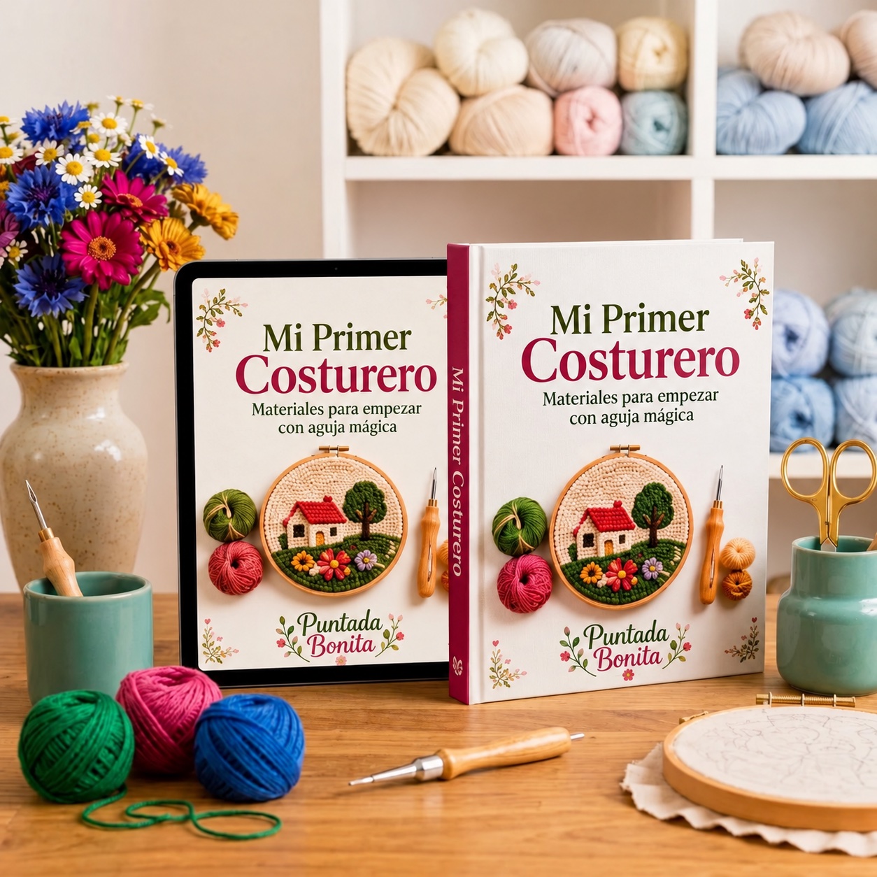Mi Primer Costurero: guía de materiales para empezar con aguja mágica