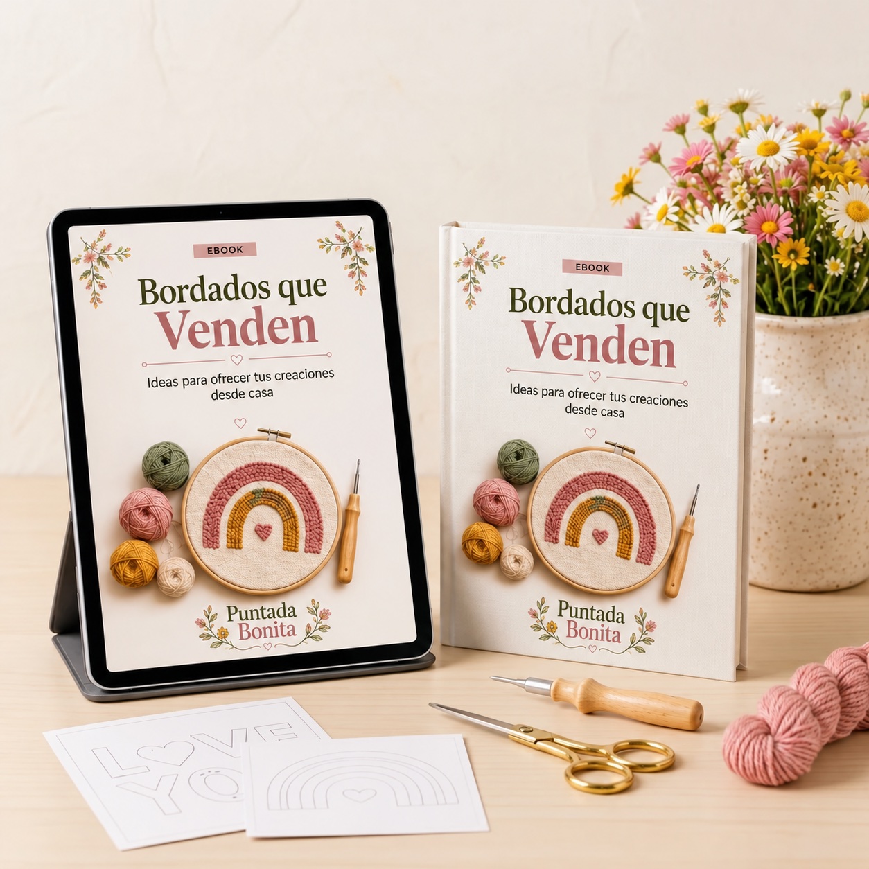 Bordados que Venden: ideas para ofrecer tus creaciones desde casa